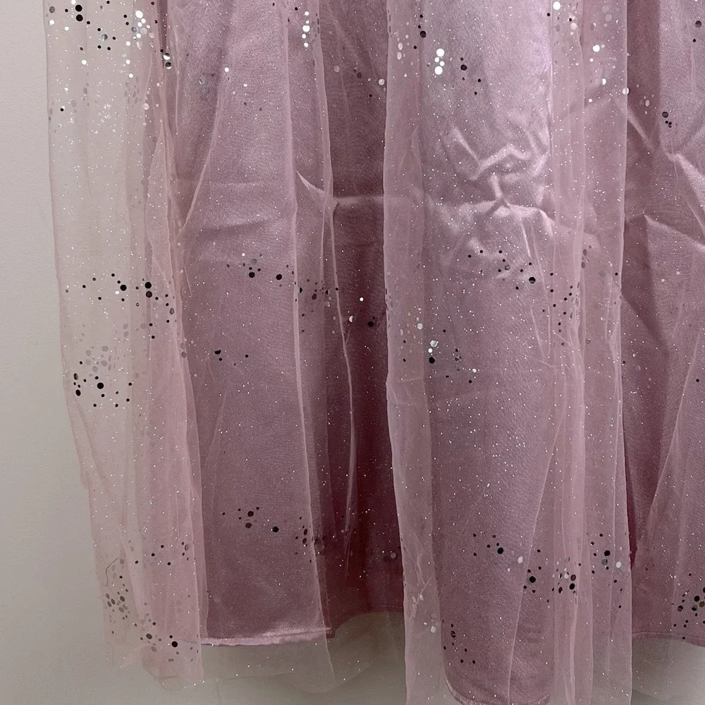 Joyfolie | Cowgirl Princess Cottagecore Fairy Floral Layla Dress Blush | 12